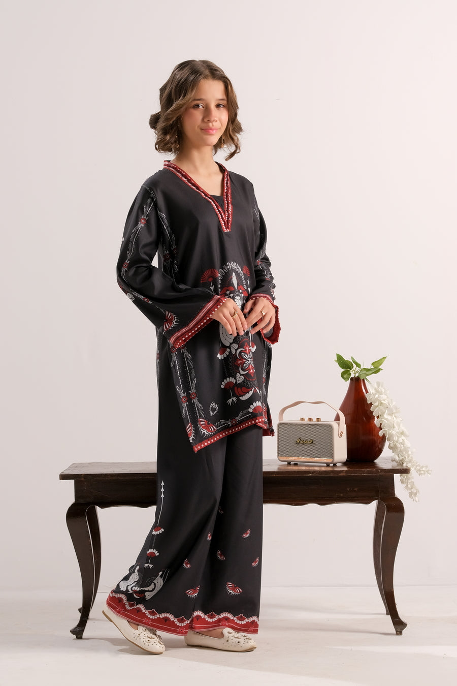 Ruby Vine Charm - 2pcs