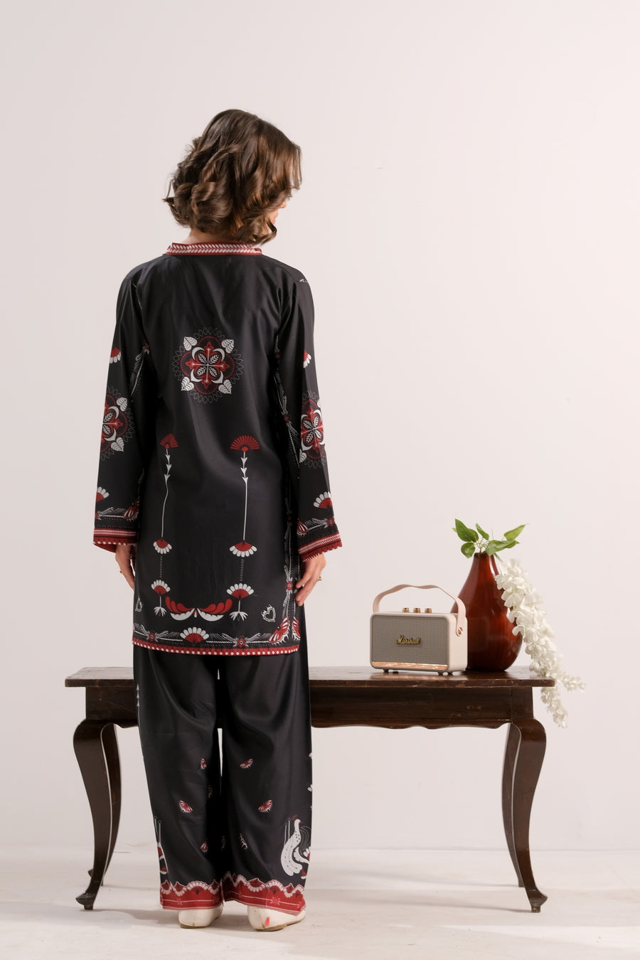 Ruby Vine Charm - 2pcs