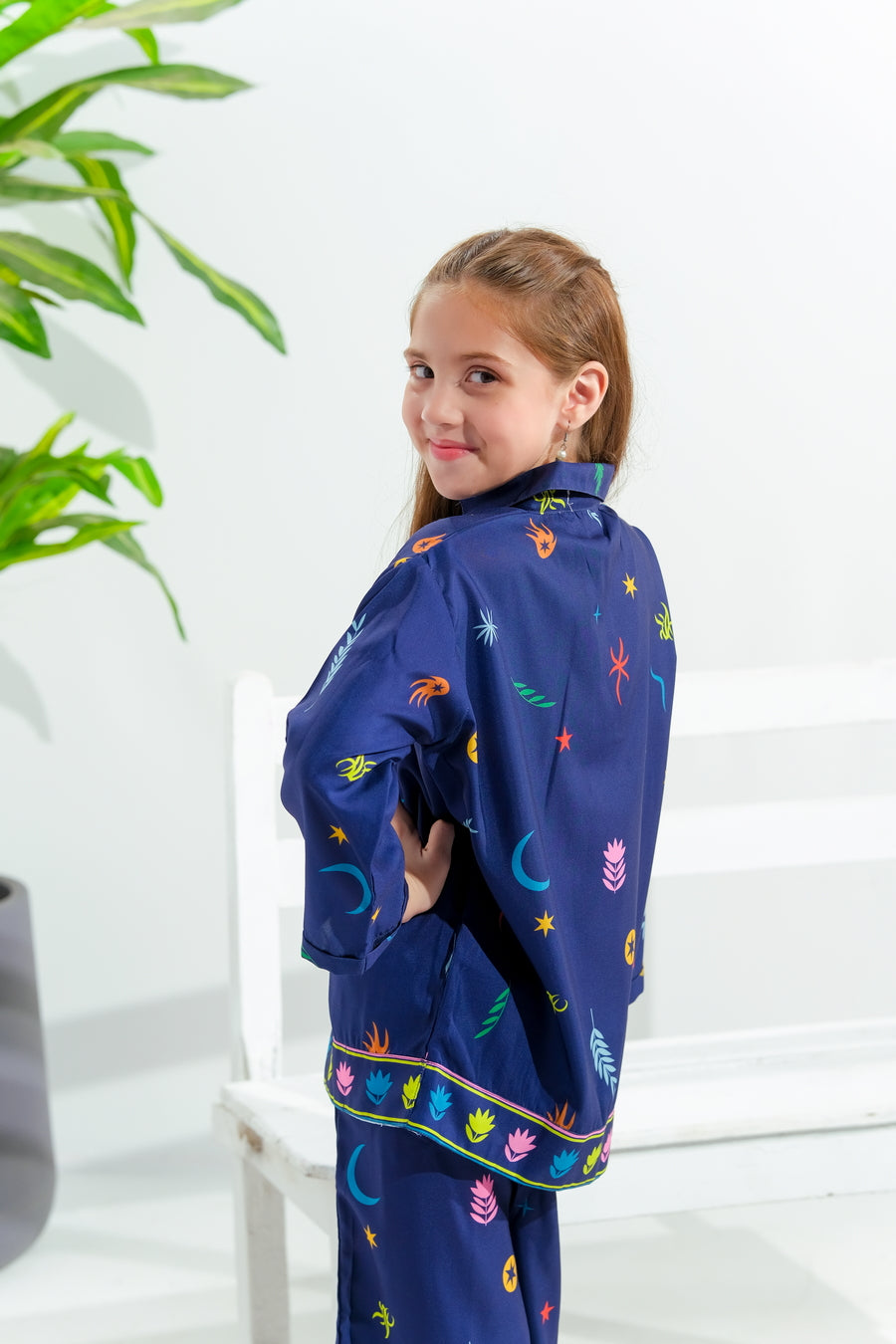Galaxy Scribbles - 2pcs - Poly Cambric - 2pcs-ready-to-wear - Sprinkles Pakistan