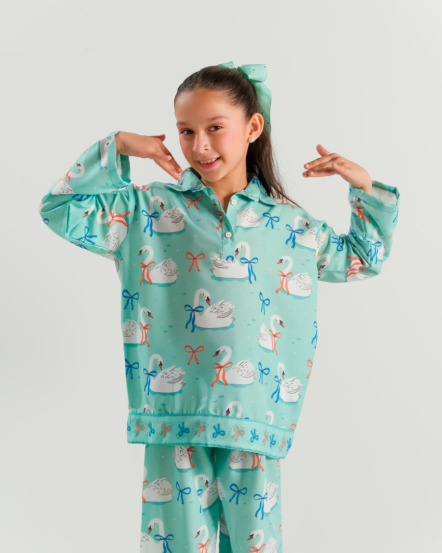 Swan Lake Dots - 2pcs