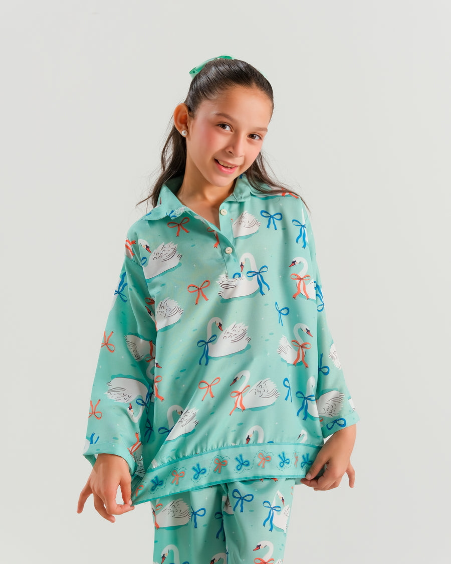 Swan Lake Dots - 2pcs