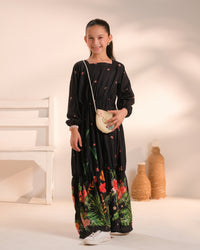 Botanic - 1pc - Poly Cambric - tunics-kids - Sprinkles Pakistan