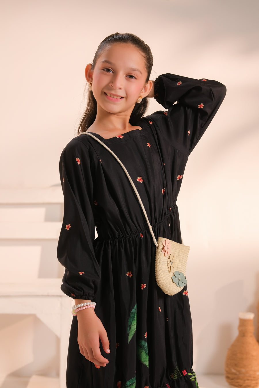 Botanic - 1pc - Poly Cambric - tunics-kids - Sprinkles Pakistan