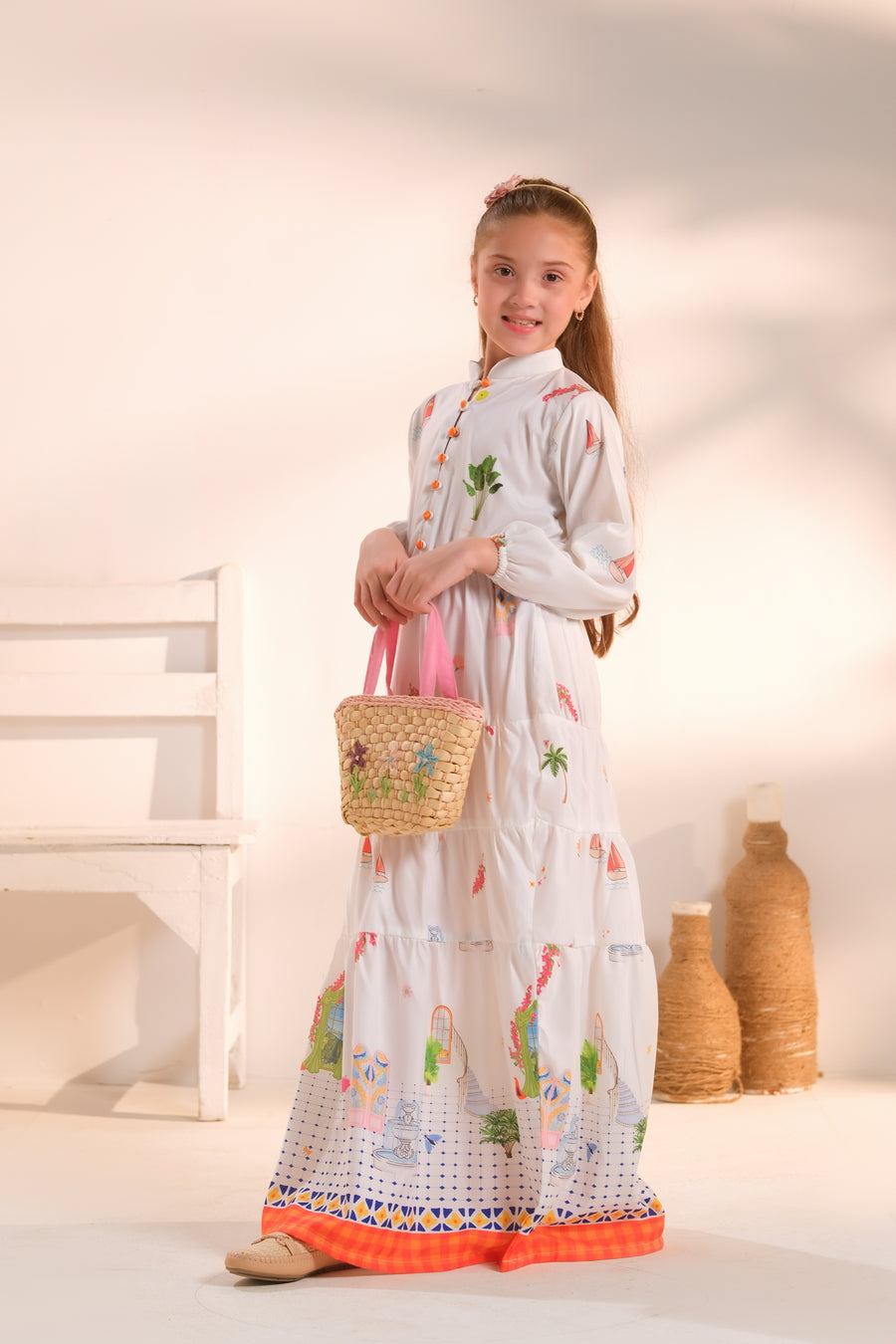 Playhouse Checks - 1pc - Poly Cambric - tunics-kids - Sprinkles Pakistan