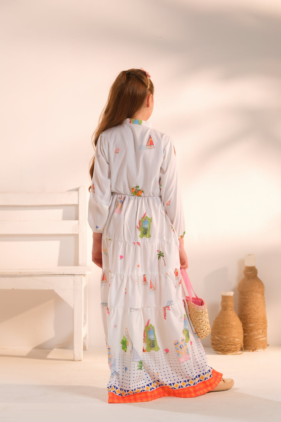Playhouse Checks - 1pc - Poly Cambric - tunics-kids - Sprinkles Pakistan