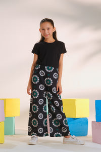 Midnight Bloom - Trouser - Lawn - bottoms, pants - Sprinkles Pakistan