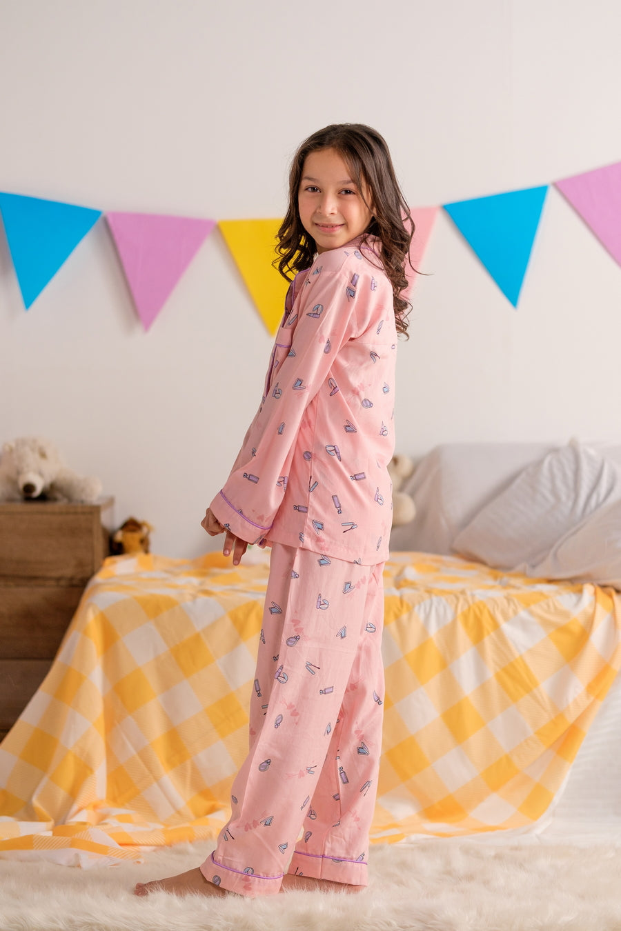Serenity Sleep Pink - Night Suit - 2pcs
