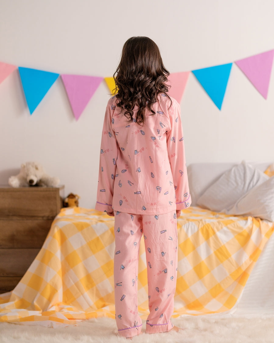 Serenity Sleep Pink - Night Suit - 2pcs