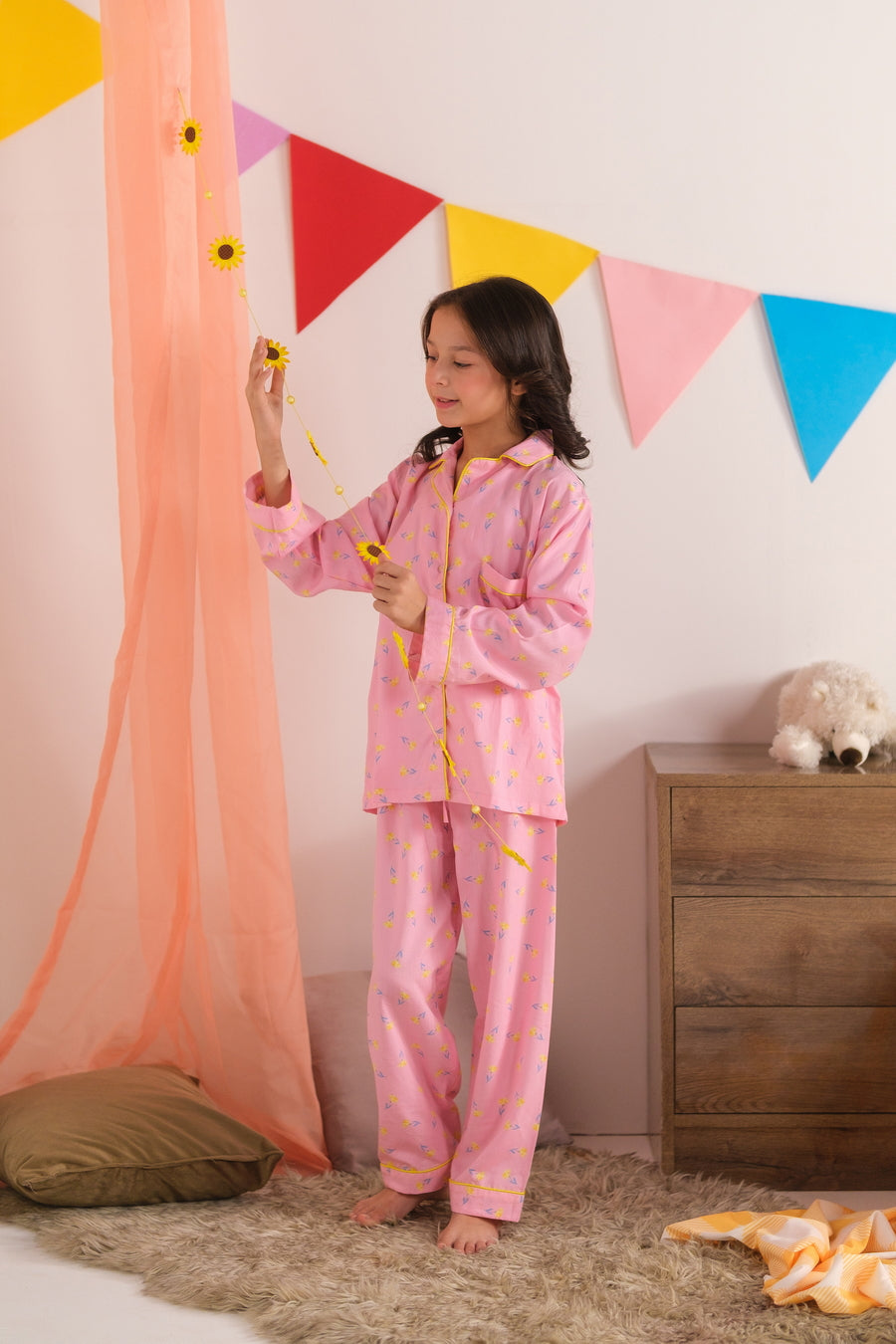 Sweet Slumber Pink - Night Suit - 2pcs