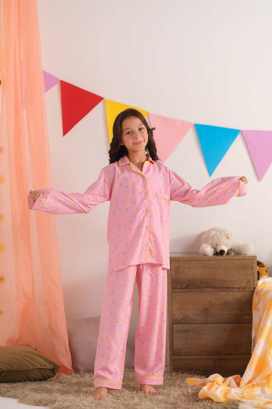 Sweet Slumber Pink - Night Suit - 2pcs