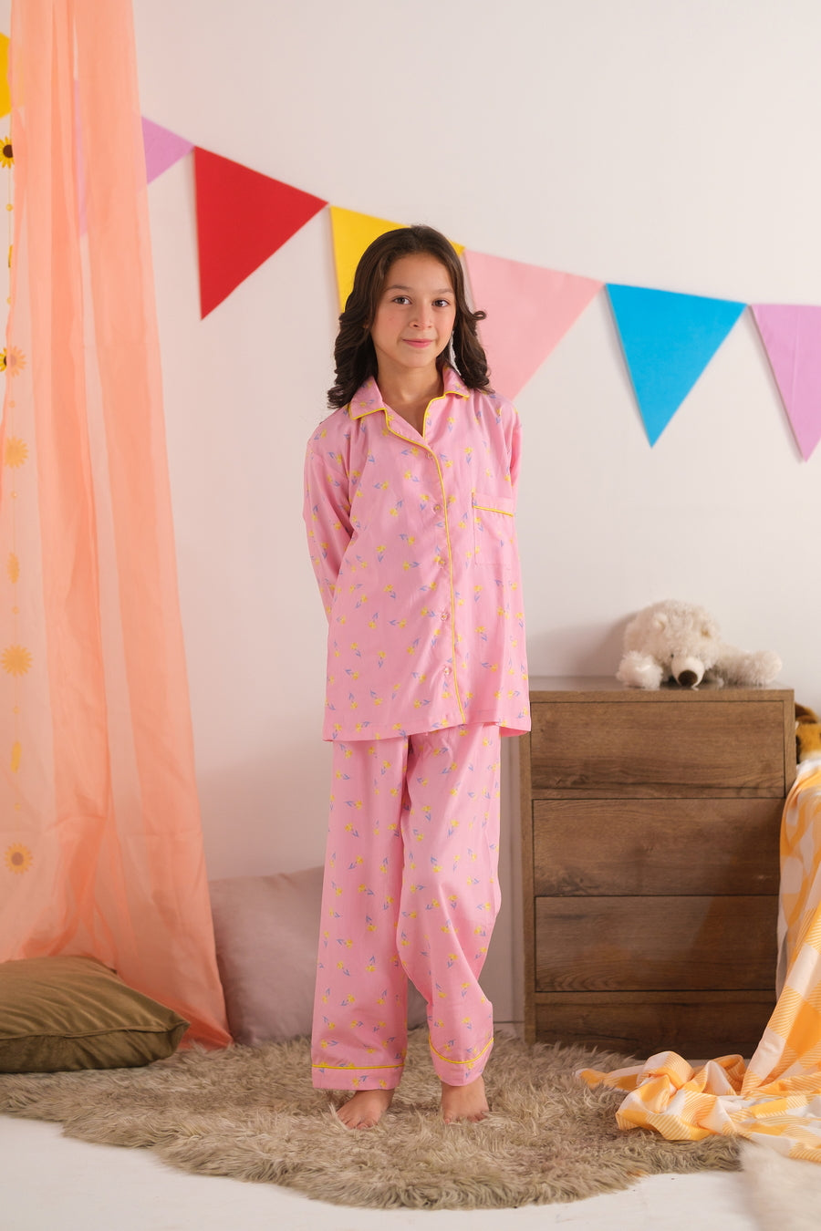 Sweet Slumber Pink - Night Suit - 2pcs