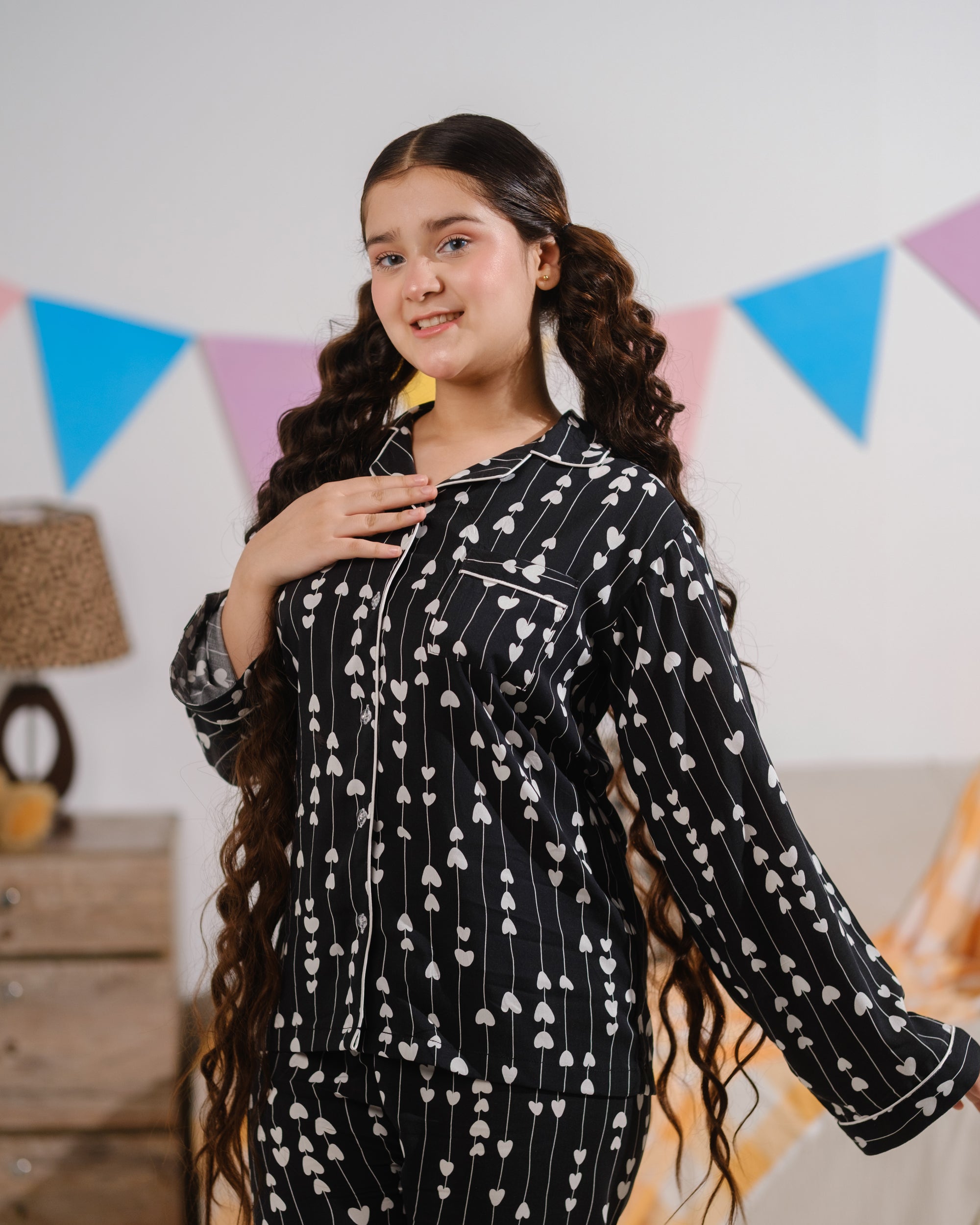 Evergreen Breeze - Night Suit - 2pcs