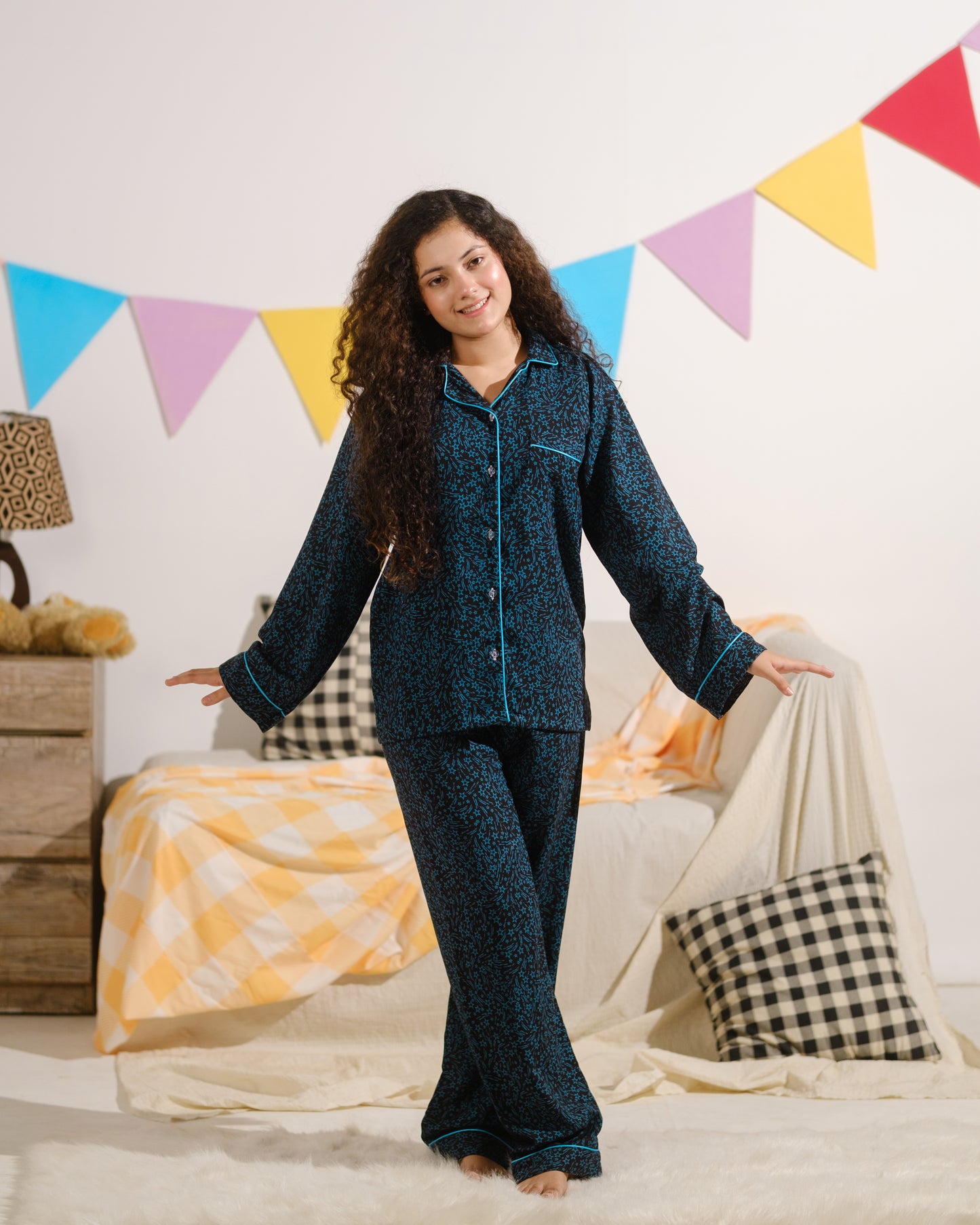 Flannel Soft - Night Suit - 2pcs