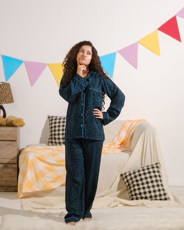 Flannel Soft - Night Suit - 2pcs