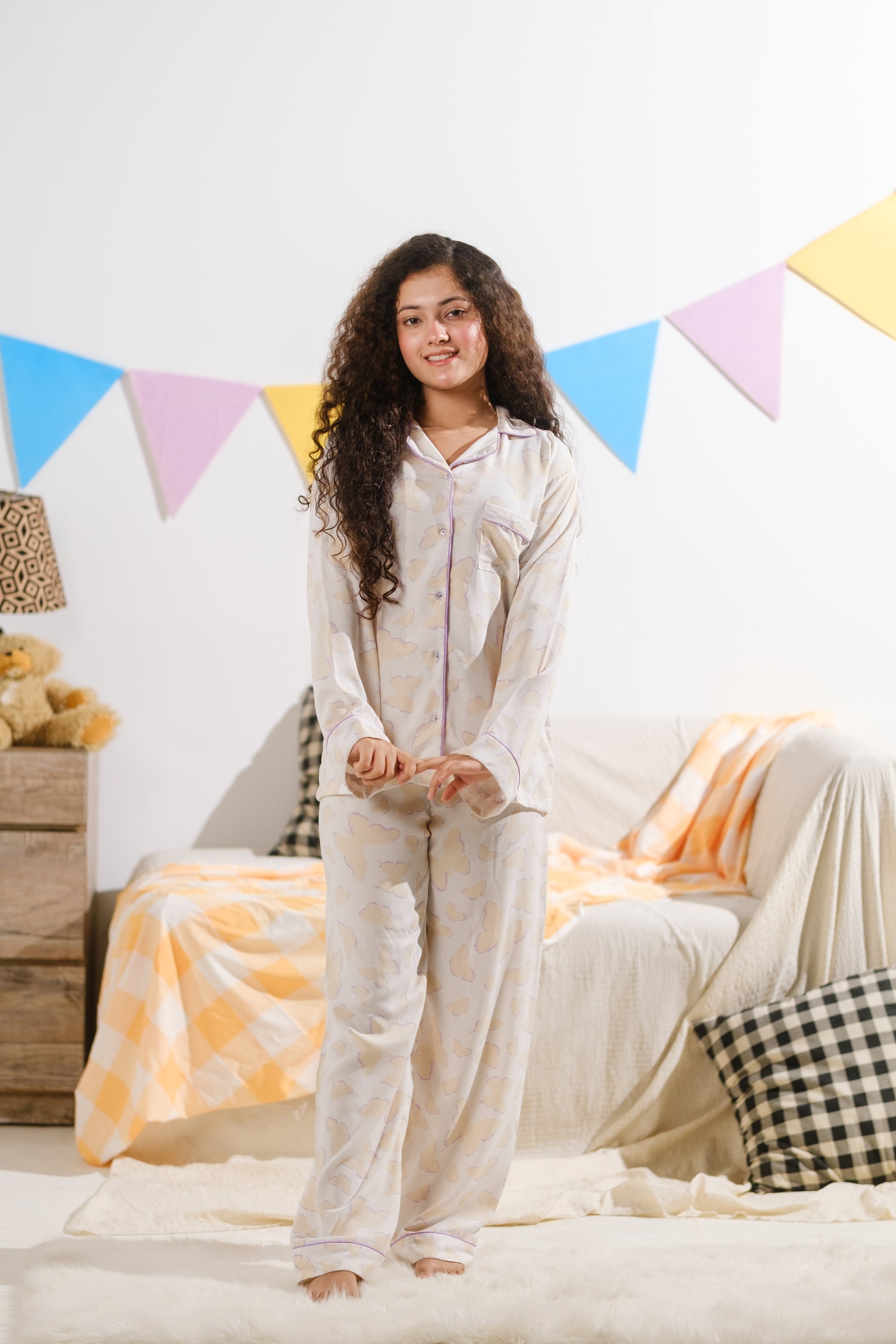 River Breeze - Night Suit - 2pcs