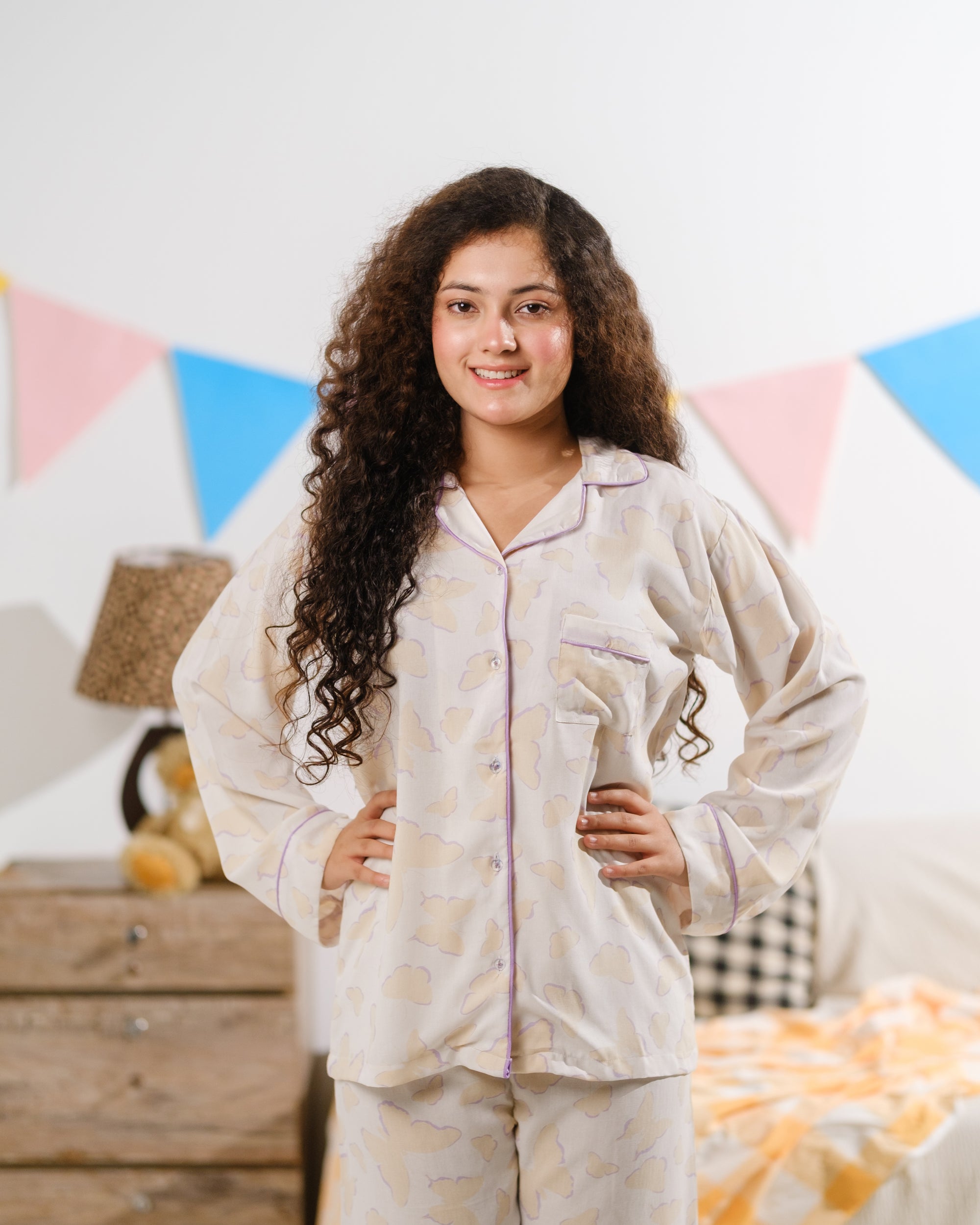 River Breeze - Night Suit - 2pcs