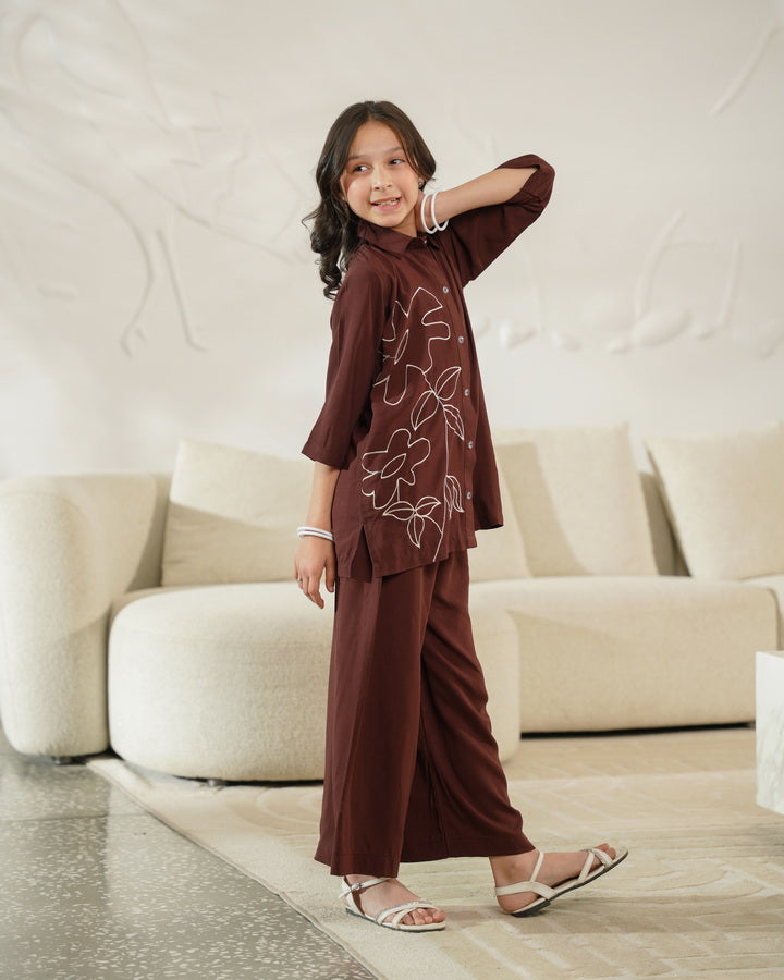 Sketch Bloom - 2pcs - Embroidered