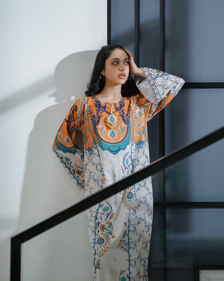 Celeste Pleated - 1pc - Dull Crepe - Sprinkles Pakistan