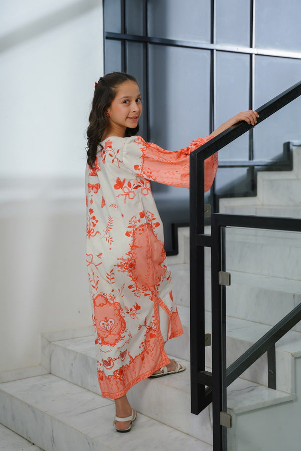 Butterfly Bloom - 1pc - Dull Crepe - Sprinkles Pakistan