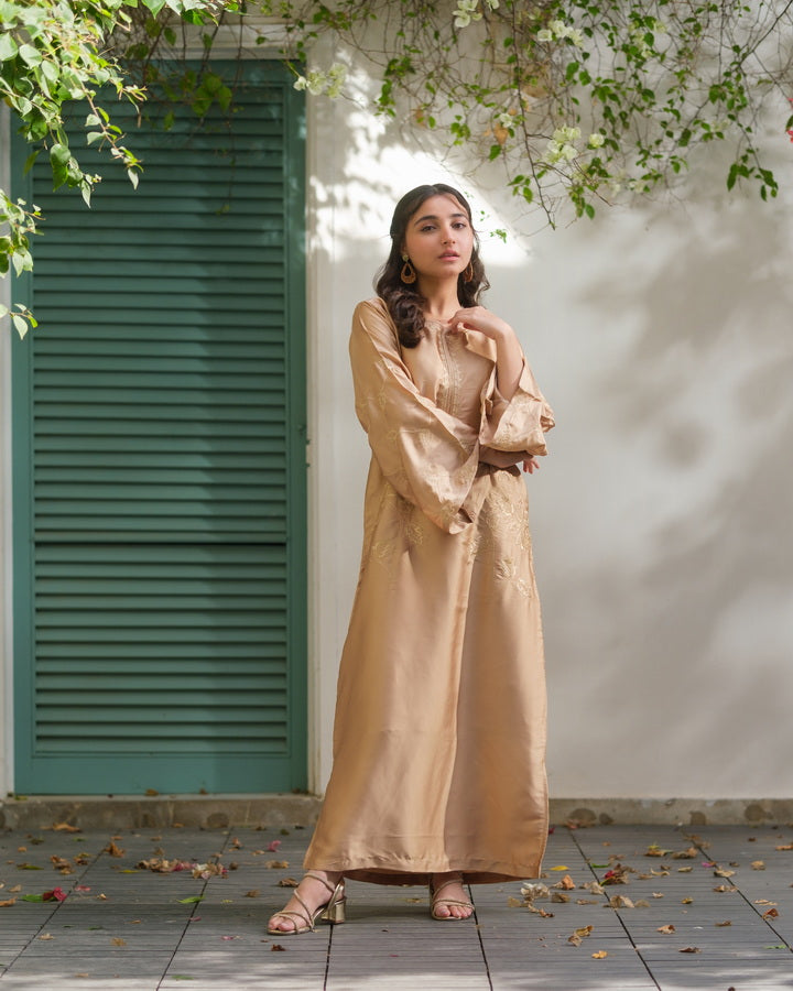 Sandstone Bloom - 1pc - Embroidered