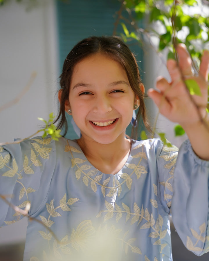 Amara Faux - 1pc - Embroidered - Charmeuse Silk - Festive - Sprinkles Pakistan