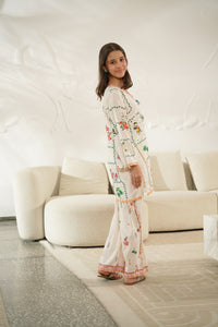 Fresco Canvas - 2pcs - Co-ord Set - Poly Cambric - 2pcs-ready-to-wear - Sprinkles Pakistan