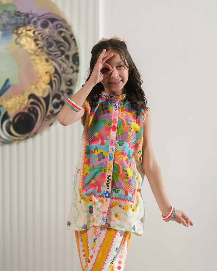 Whimsy Skies - 2pcs - Co-ord Set