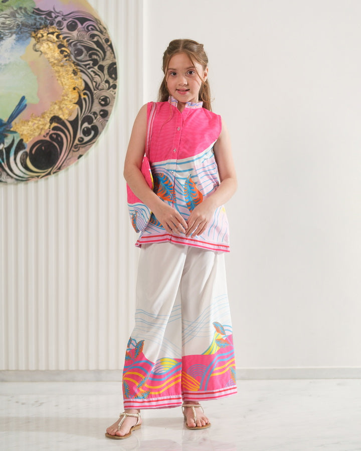 Brushstroke Palette  - 2pcs - Co-ord Set