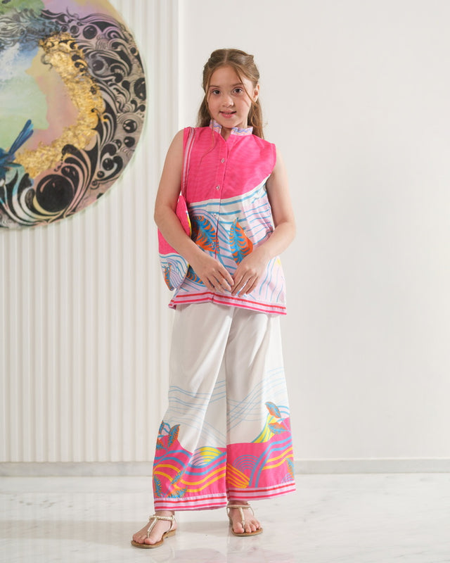 Brushstroke Palette  - 2pcs - Co-ord Set