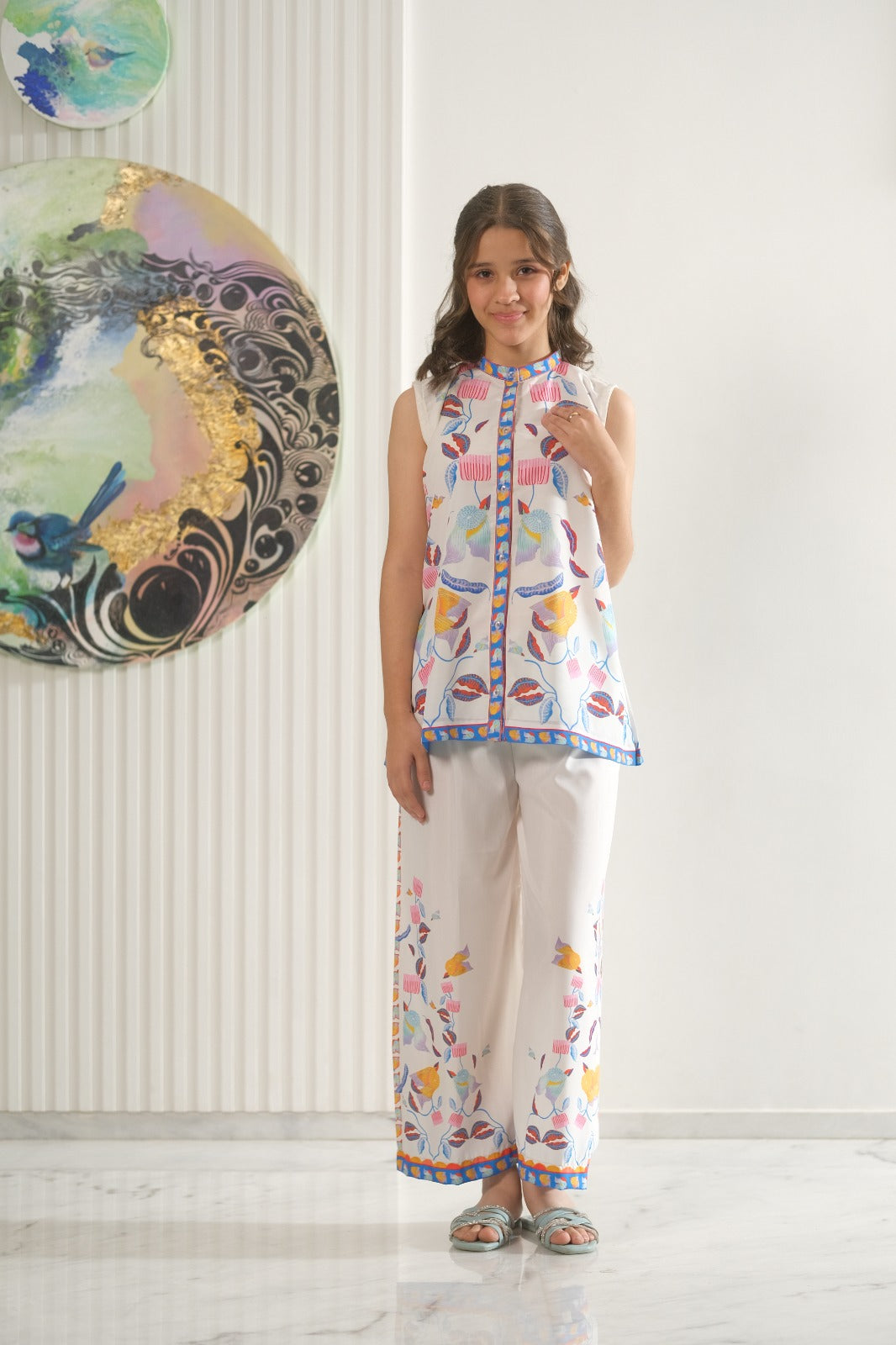 Colorcrest Bloom - 2pcs - Co-ord Set