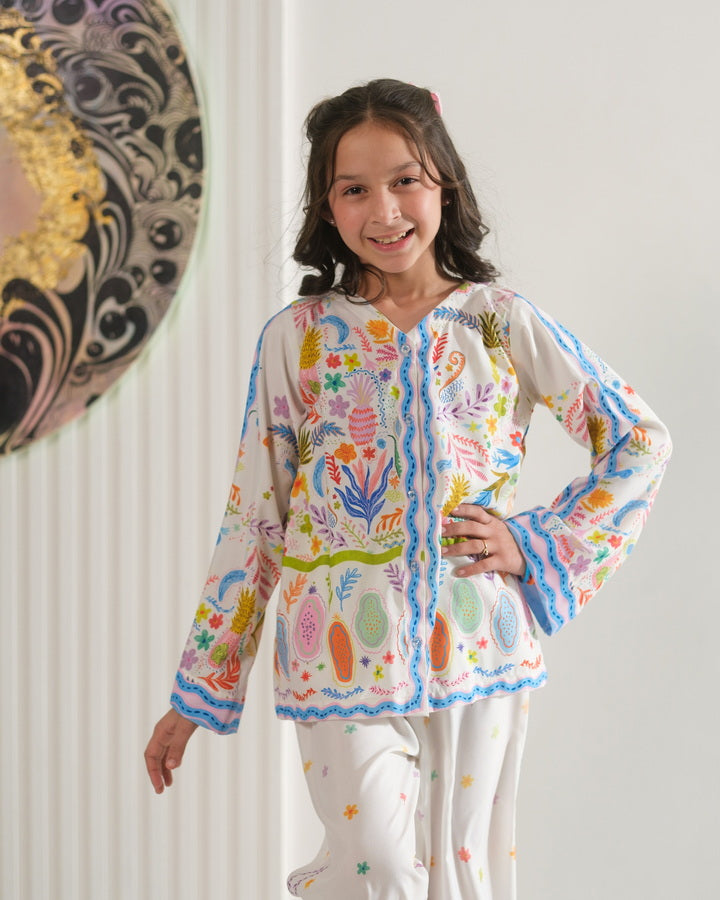 Nature Scroll - 2pcs - Co-ord Set