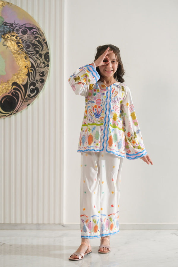 Nature Scroll - 2pcs - Co-ord Set