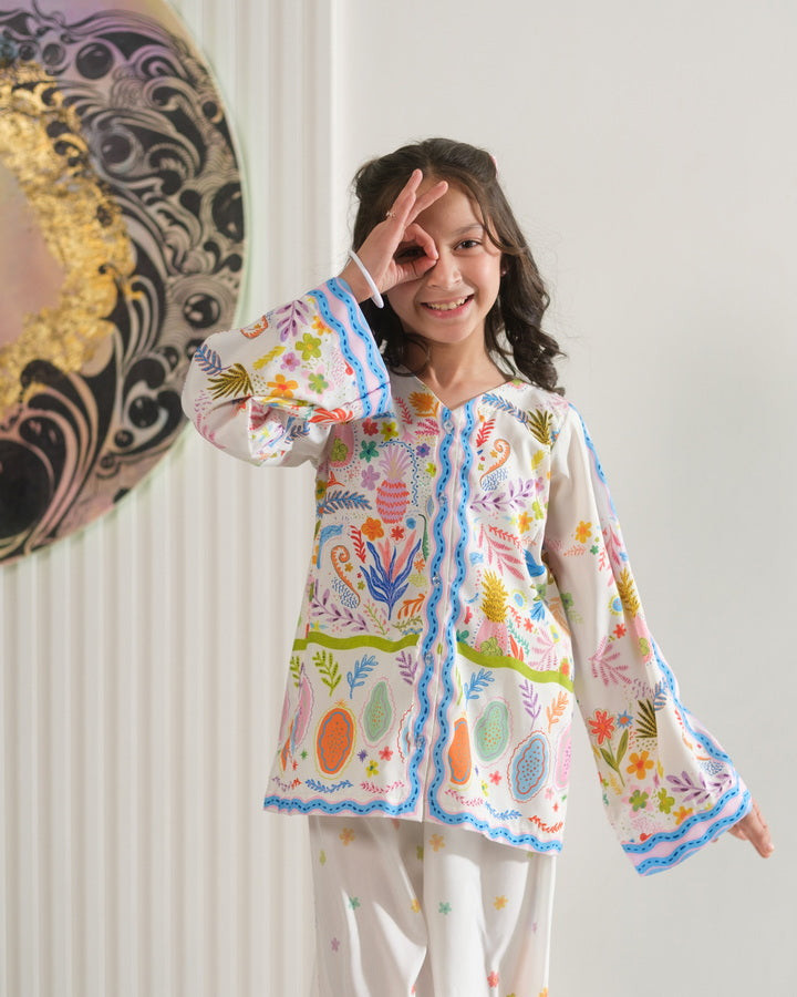 Nature Scroll - 2pcs - Co-ord Set