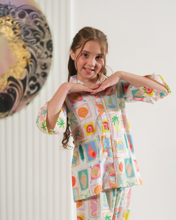 Tropic Doodle - 2pcs - Co-ord Set