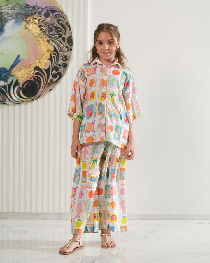 Tropic Doodle - 2pcs - Co-ord Set