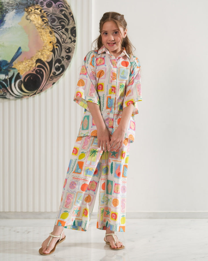 Tropic Doodle - 2pcs - Co-ord Set