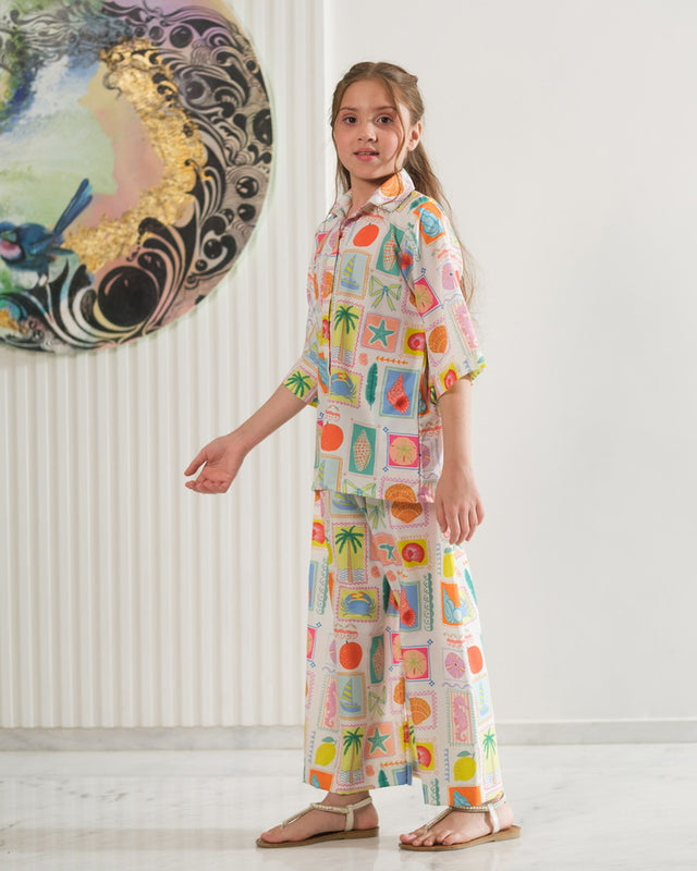 Tropic Doodle - 2pcs - Co-ord Set