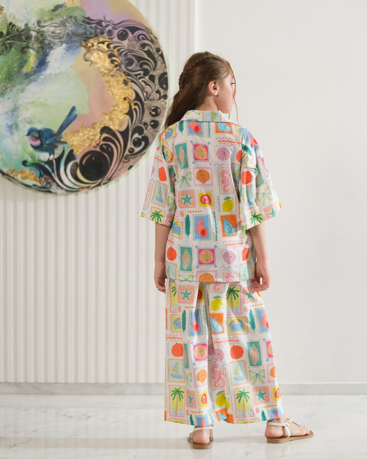 Tropic Doodle - 2pcs - Co-ord Set