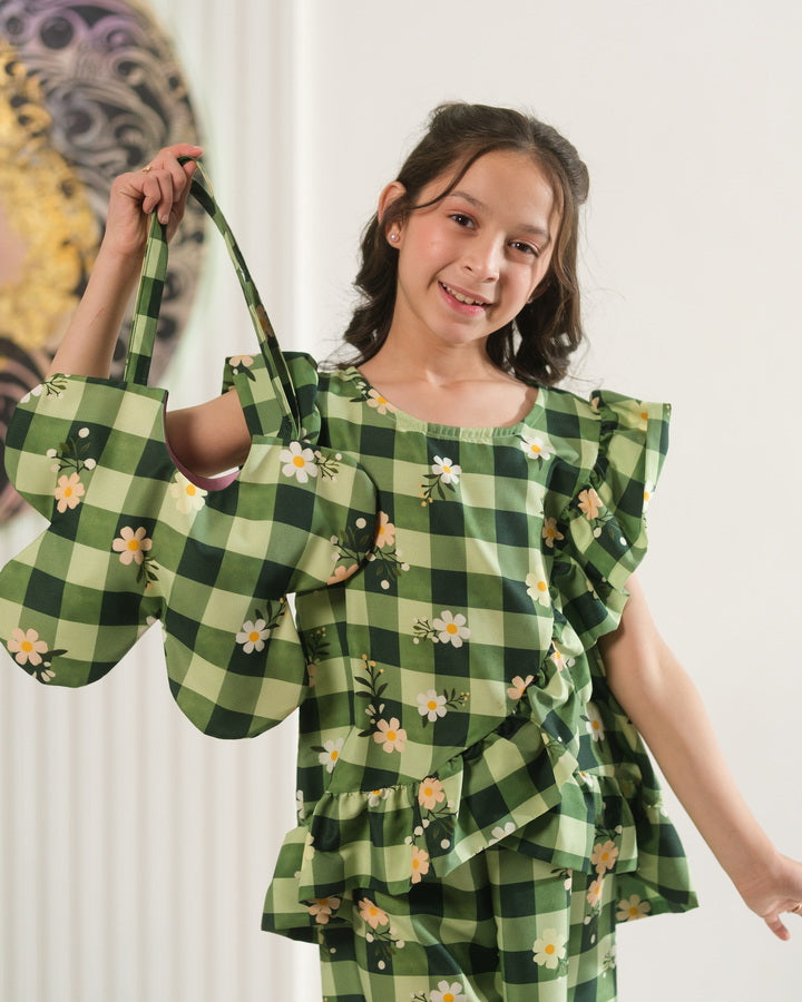 Daisy Checks - 2pcs - Co-ord Set