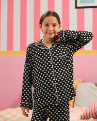 Frost Bloom - 2pcs - Nightsuit - Boski Linen - New Arrival, Apr Shoot 2026, Night Suit - Sprinkles Pakistan