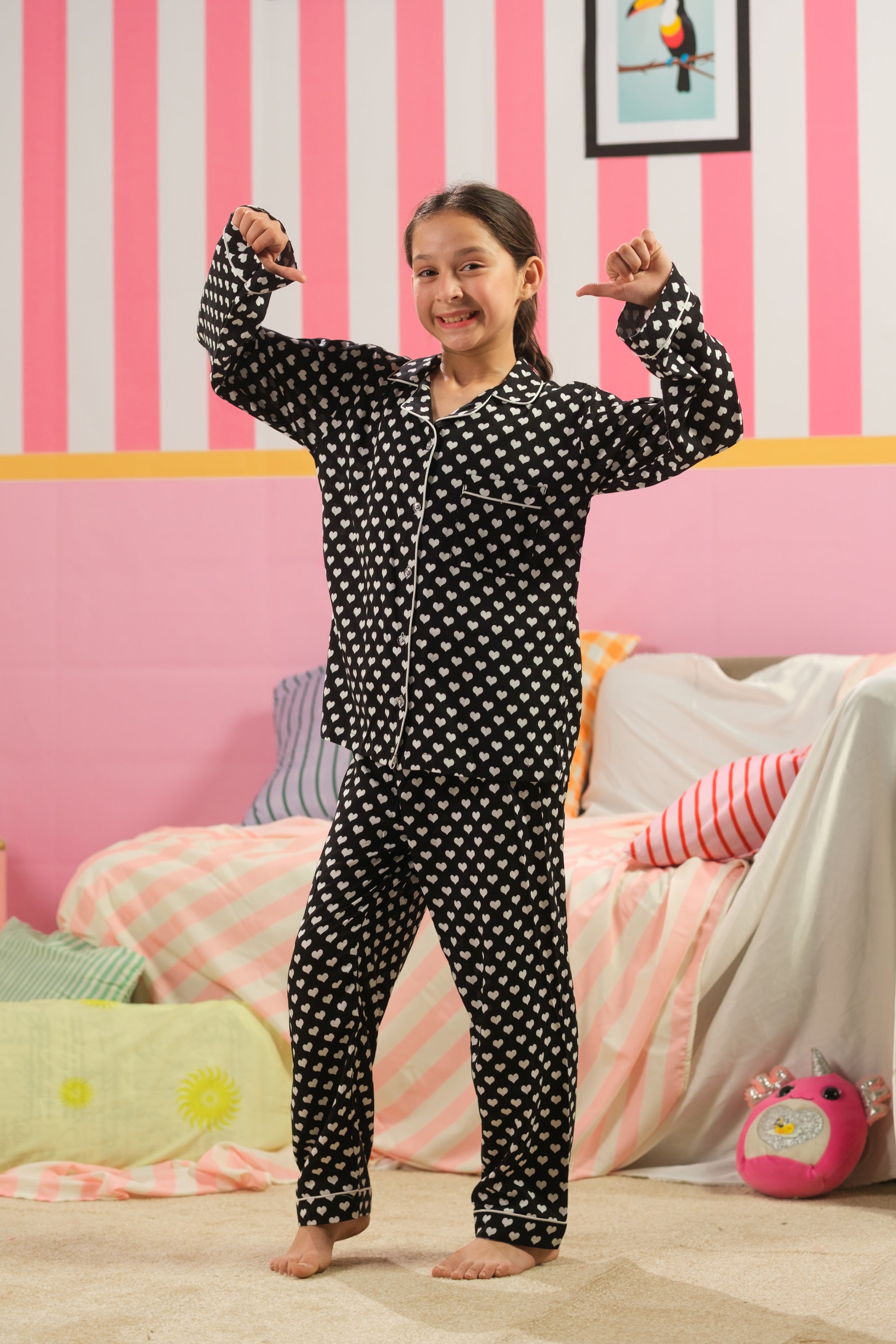 Frost Bloom - 2pcs - Nightsuit - Boski Linen - New Arrival, Apr Shoot 2026, Night Suit - Sprinkles Pakistan