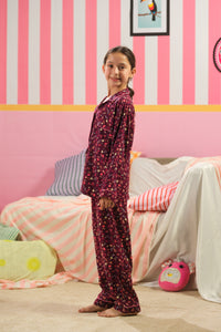 Rosewood Dream - 2pcs - Nightsuit - Boski Linen - New Arrival, Apr Shoot 2026, Night Suit - Sprinkles Pakistan