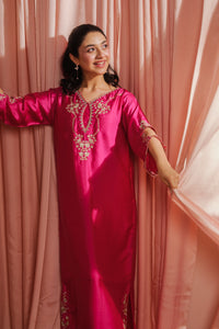 Fuchsia Elegance - 1pc - Embroidered - Charmeuse Silk - Festive - Sprinkles Pakistan