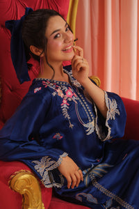 Ocean Bloom - 1pc - Embroidered - Charmeuse Silk - Festive - Sprinkles Pakistan