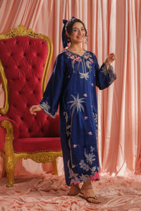 Ocean Bloom - 1pc - Embroidered - Charmeuse Silk - Festive - Sprinkles Pakistan