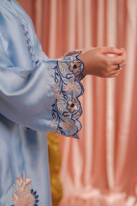 Sky Elegance - 1pc - Embroidered - Charmeuse Silk - Festive - Sprinkles Pakistan