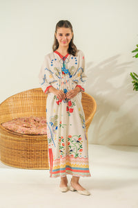 Heritage Bloom - 1pc - Dull Crepe - Sprinkles Pakistan