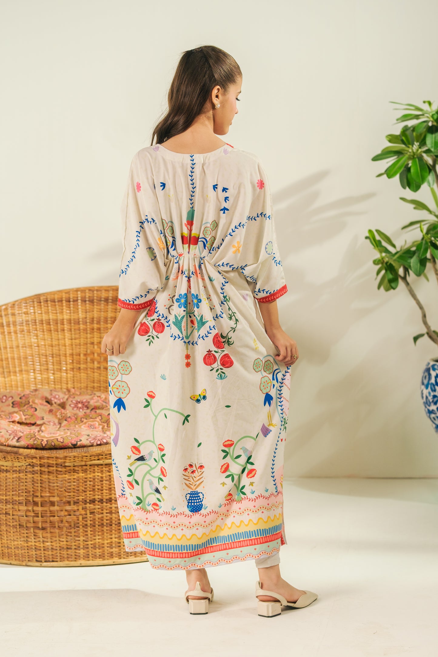 Heritage Bloom - 1pc - Dull Crepe - Sprinkles Pakistan