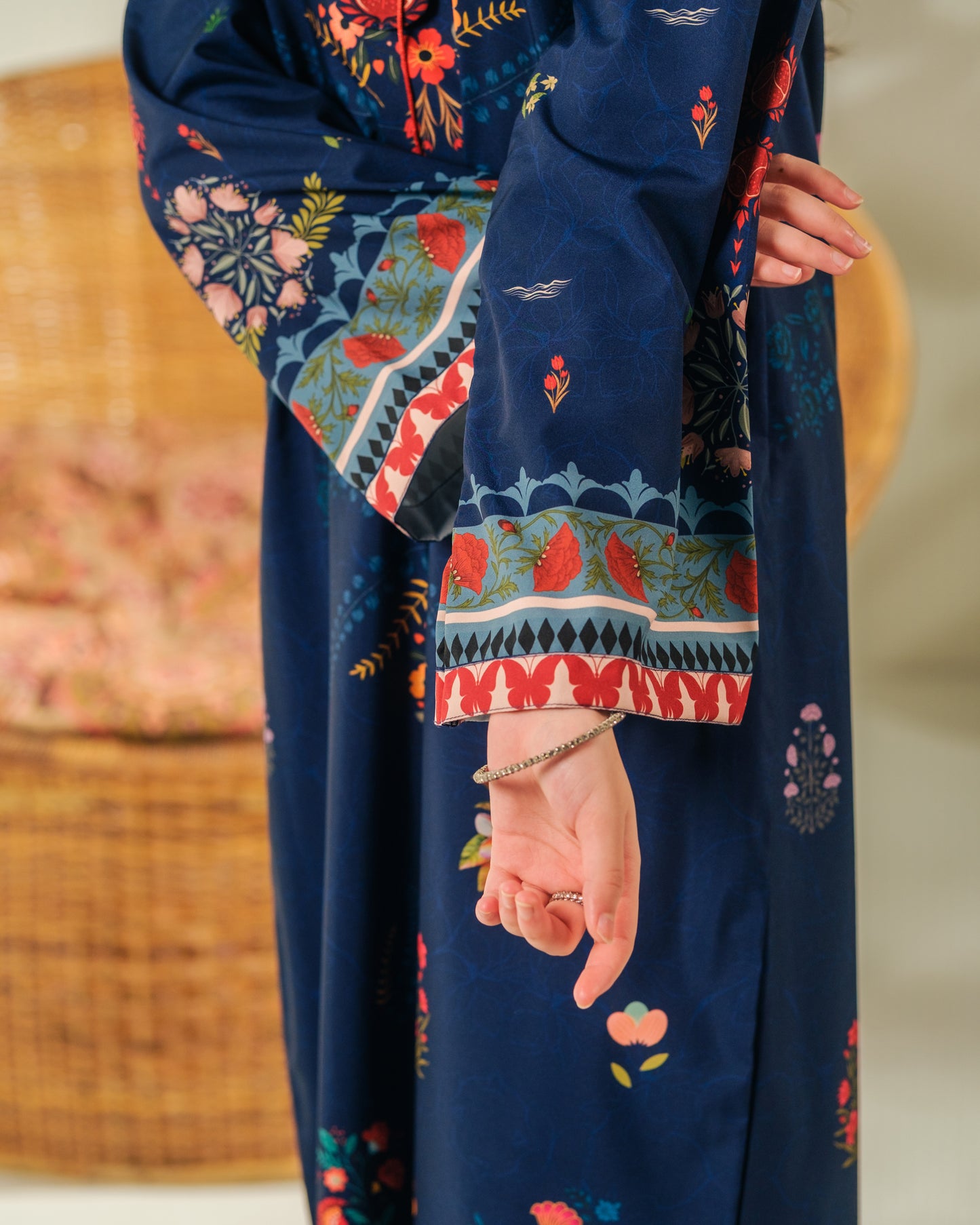 Velour Garden - 1pc - Dull Crepe - Sprinkles Pakistan