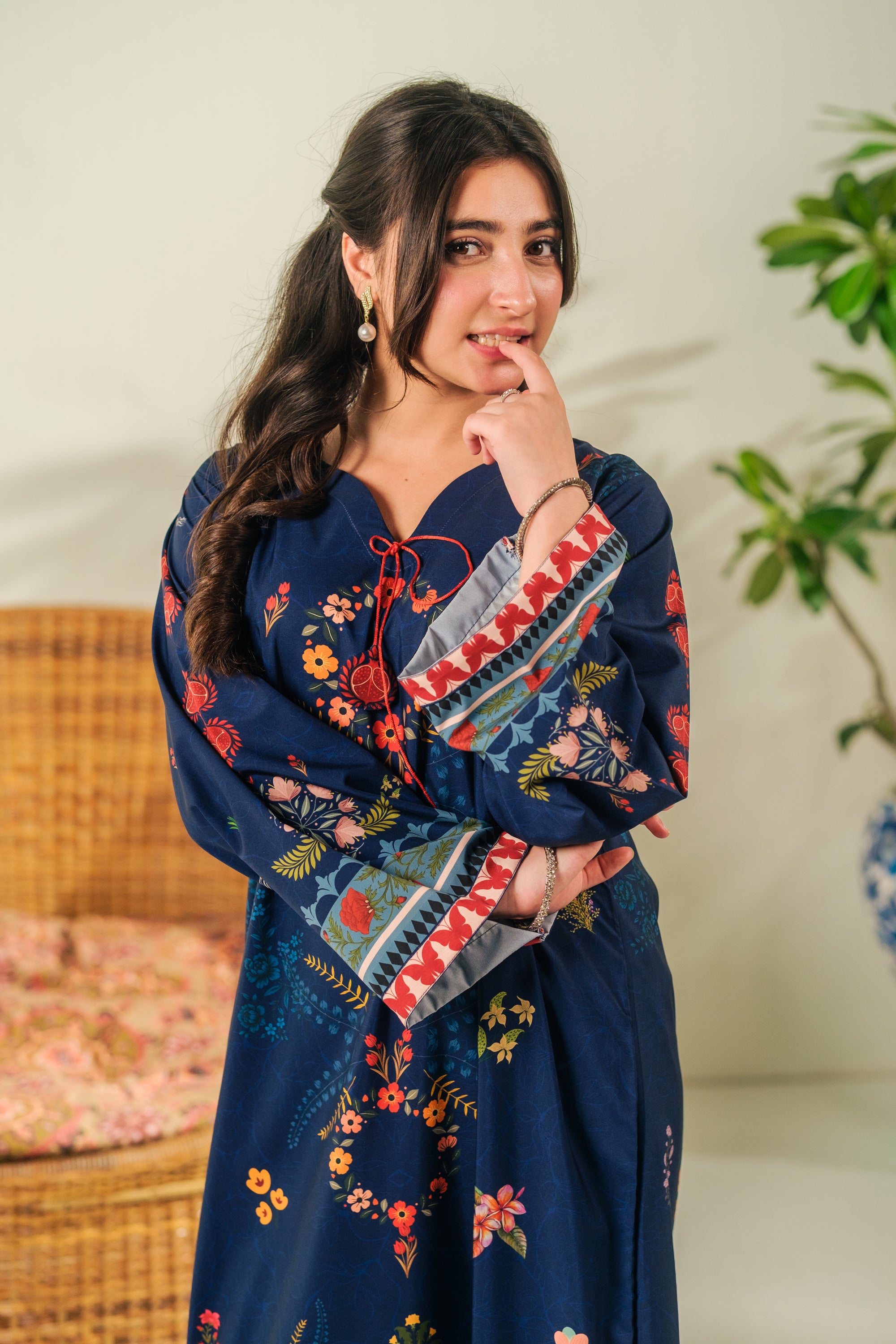 Velour Garden - 1pc - Dull Crepe - Sprinkles Pakistan